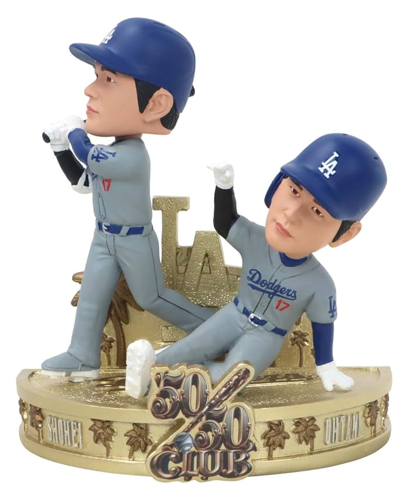 Amazon.co.jp: 大谷翔平 ドジャース バブルヘッド人形, 50/50